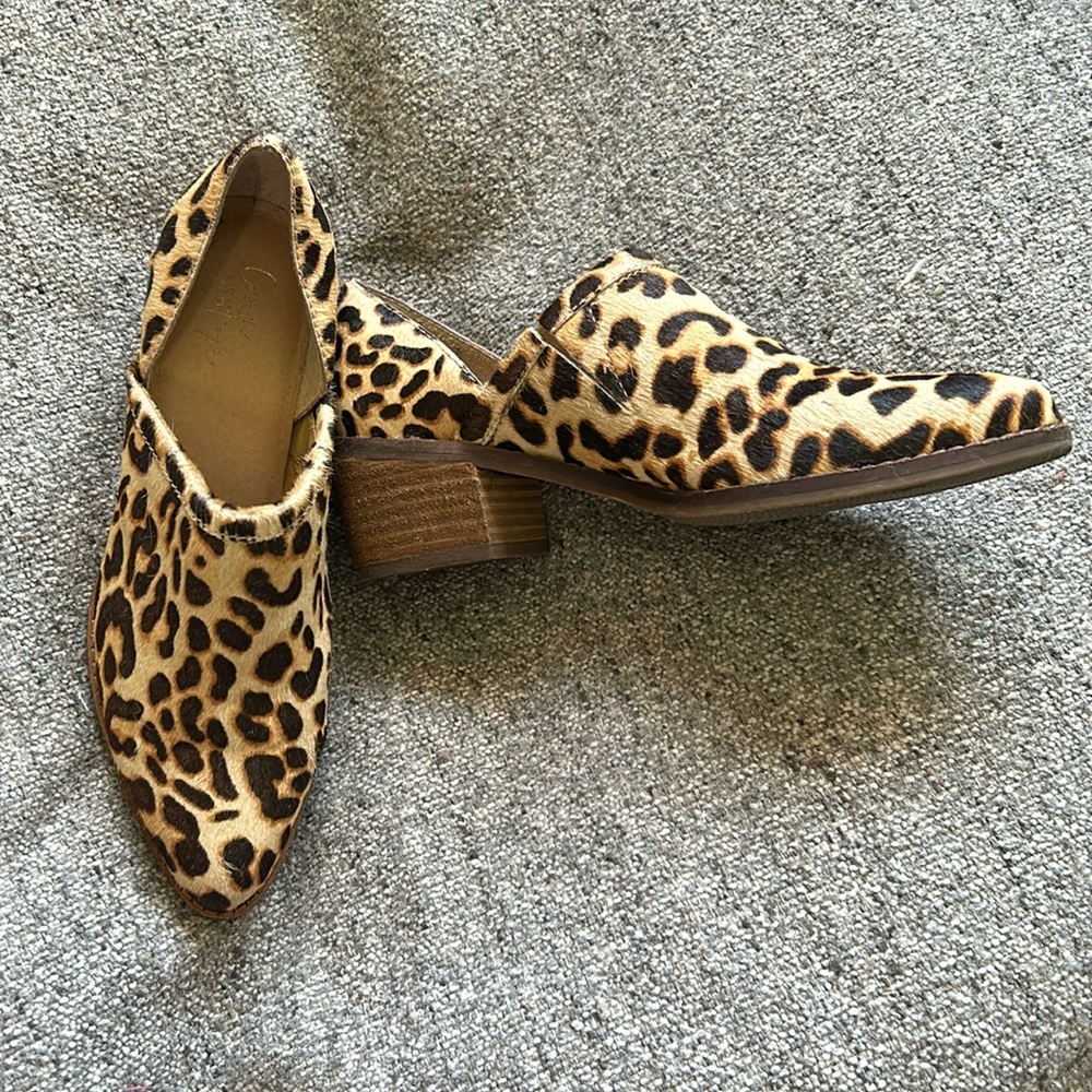 Madewell Inspired Leopard Clog/Boot Heel